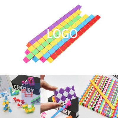 24 Sections Snake Cube Puzzle Toys