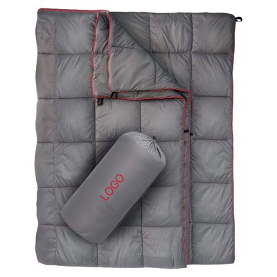 Double Puffy Camping Blanket