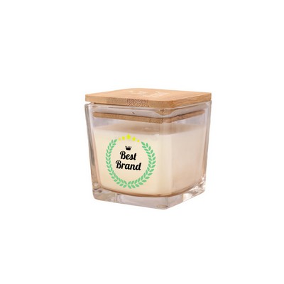 Bamboo Lid Mini Candle