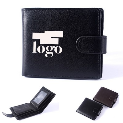 Pu Business Wallet With Cash Clip