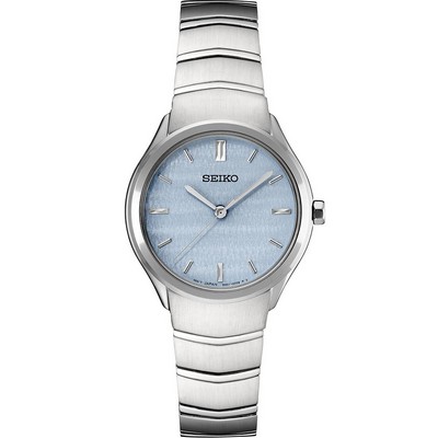 Seiko Watch Essentials Ss Quartz Light Blue Dial