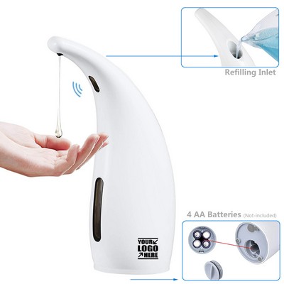 White Rechargeable Auto Sanitizer Dispenser