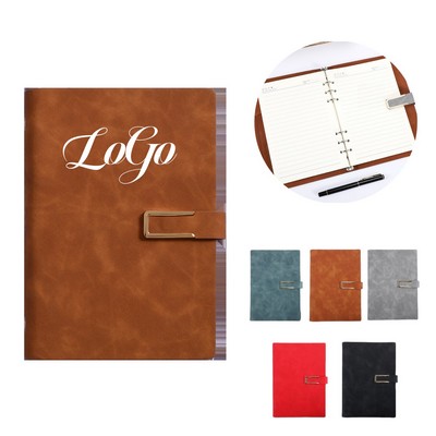 A5 Magnetic - closure Loose - leaf Notebook