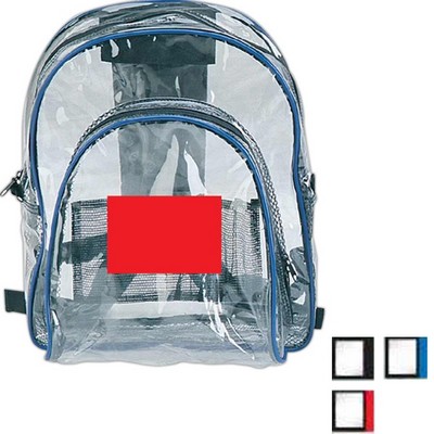 Clear See-Through Backpack