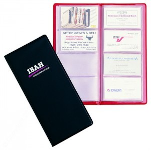 Stock Vinyl Standard Business Card File