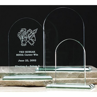 Jade Glass Arch Award (6"x9¾")