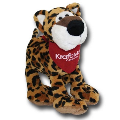 New 7" Stuffed Jungle Animal - Leopard