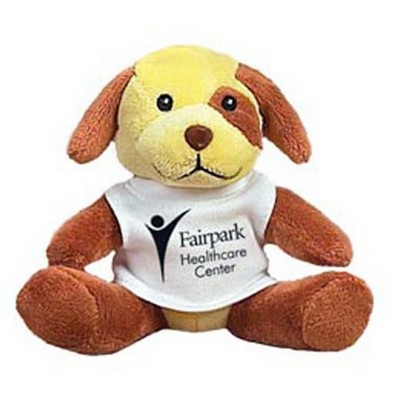 Quincy Dog Stuffed Animal w/Shirt (5")