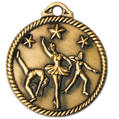 Stock Heritage Line Event Medal Dance