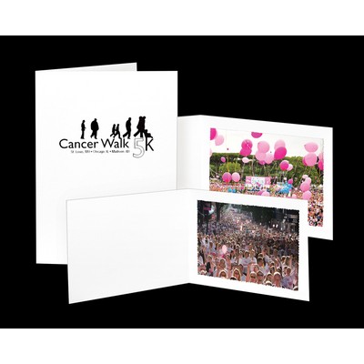 White Photo Folder - 4"x6"