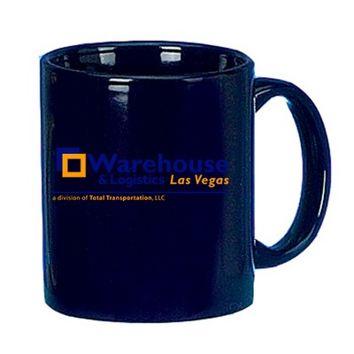 11 Oz. Cobalt C-Handle Mug