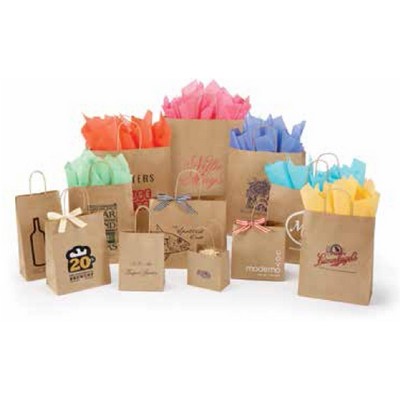 Recycled Natural Kraft Paper Shopping Bag (10"x 5"x 13")