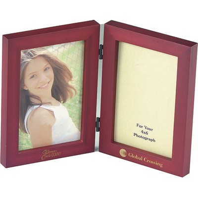 Simple Wood Picture Frame - Double Folding Picture Frame 5" x 7"