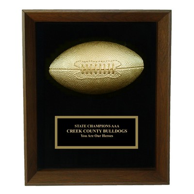 9"x12" Football Shadow Frame Award