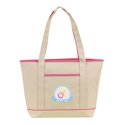 Natural Boat Tote Bag CUSTOM ONLY 1000PC MIN