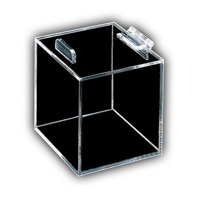 Square Box w/Hinged Lid (4"x4"x4")