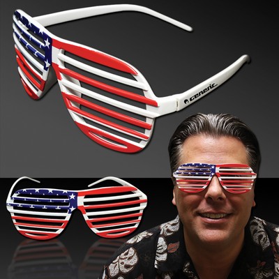 Patriotic Slotted Eyeglasses