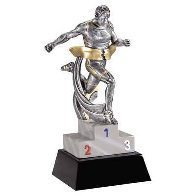 7" Male Track Motion Xtreme Resin Trophy