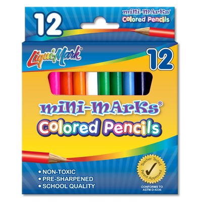 Liqui-Mark® Mini-Marks® Colored Pencils (12-Pack)