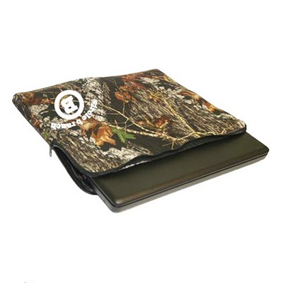 Extra-Large Mossy Oak Premium Foam Laptop Case w/ Zippered Closure