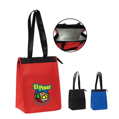 Insulated Lunch Tote w/ Zipper Closure