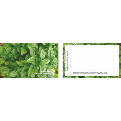 Business Card Series Basil Flower Seeds