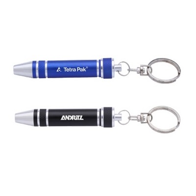 3-Bit Metal Screwdriver Key Chain