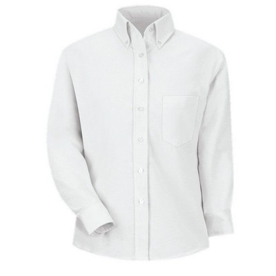 Red Kap™ Women's Long Sleeve Executive Oxford Dress Shirt - White