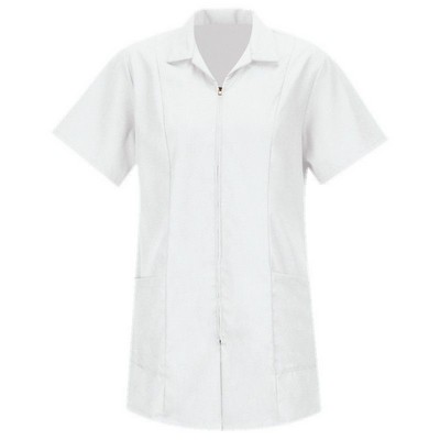 Red Kap™ Women's Zip-Front Smock - White