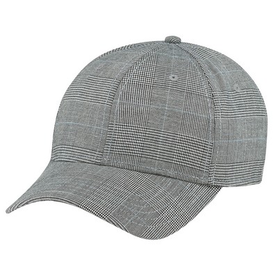 A-Flex Polyester Plaid & Spandex Cap