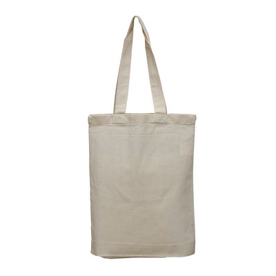 Lightweight Cotton Tote Bag with Bottom Gusset - blank (9"x11"x1.5")