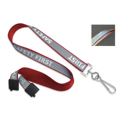 5/8" Safety Breakaway Lanyard (Red)