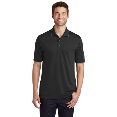 Port Authority® Dry Zone® UV Micro-Mesh Tipped Polo Shirt