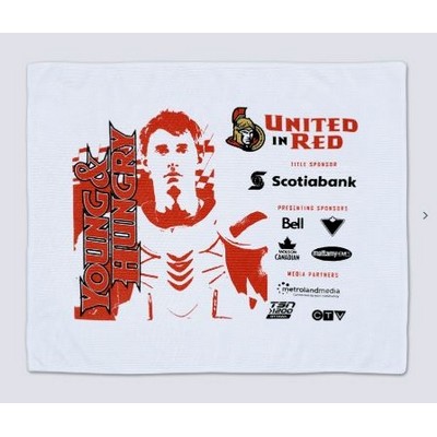 15" x 18" Flat Faced Microfiber Rally Towel