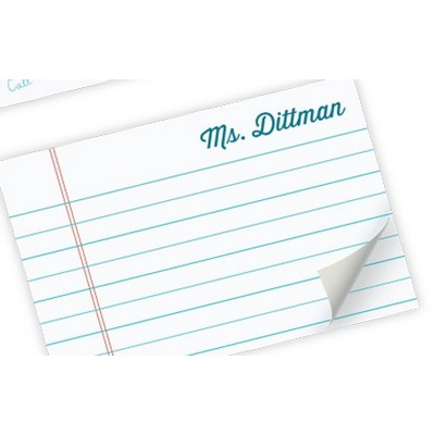 Short Run Full Color Custom Post-it® Notes (10"x 6")(50 Sheets)