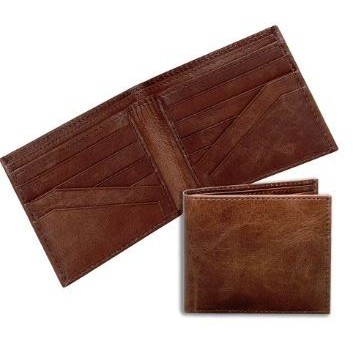 Ashlin® Designer Men's Alessandro Bellagio Coffee Brown Wallet