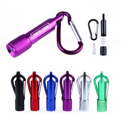 Carabiner LED Flashlight Keychain