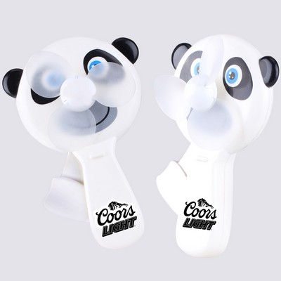 Panda Shaped Hand-Driven Fan & Pencil Sharpener (Shorter Prod Time)