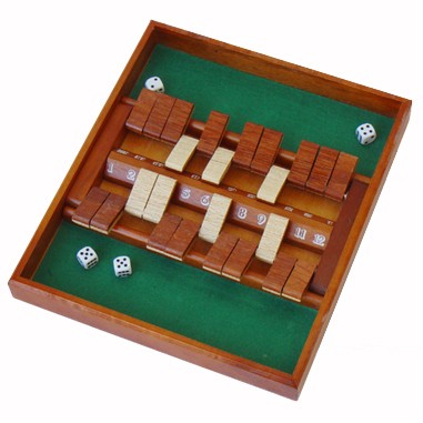 12" Shut The Box Dice Game