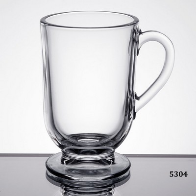 10-1/2 Oz. Clear Glass Irish Coffee Mug, 5"H