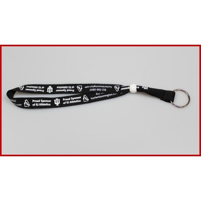 5/8" Flat Lanyard Keychain Bracelet