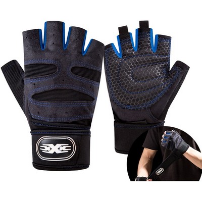 Finger-less Sport Fitness Gloves