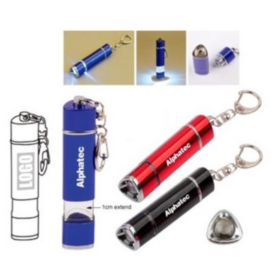 Triangle Dual Lantern Telescopic LED Keychain