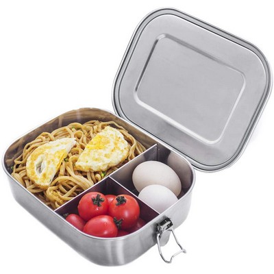 3 Compartments Stainless Steel Lunch Box