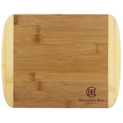 2-Tone Bamboo Bar Board - 11 inch