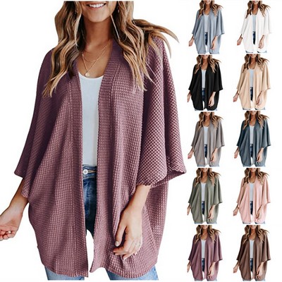 Womens Lightweight Kimono Cardigan Sweater