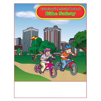 Bike Safety Imprintable Coloring and Activity Book