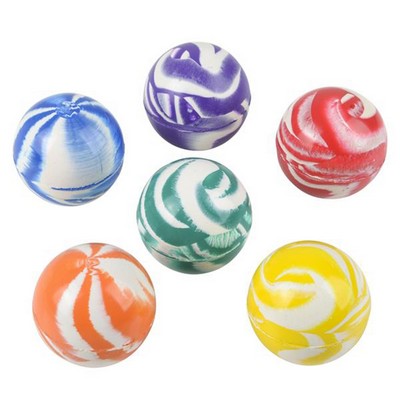 2" 2 Color Marble Hi-Bounce Ball