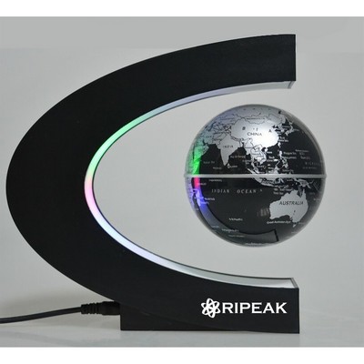 3.35" Rotating Metallic Globe