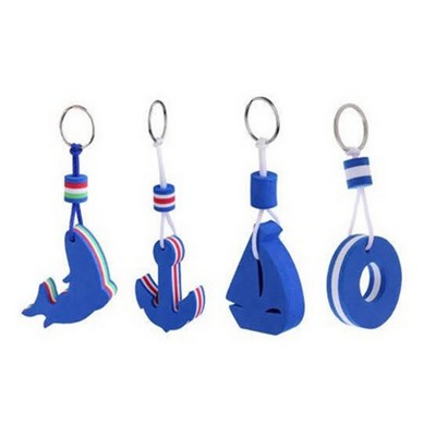 Oval Float Key Ring